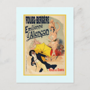 Jules Chéret,advertentie,1890 Briefkaart