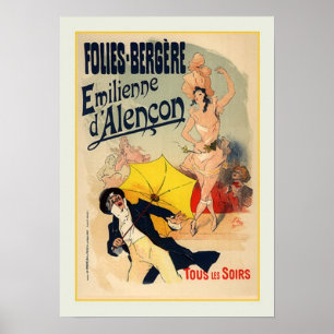Jules Chéret,advertentie,1890 Poster