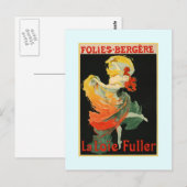 Jules Chéret-advertentie,1893 Briefkaart (Voorkant / Achterkant)