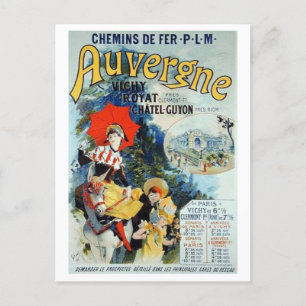 Jules Cheret Auvergne Briefkaart