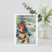 Jules Cheret Auvergne Briefkaart (Staand voorkant)