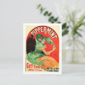 Jules Cheret Briefkaart (Staand voorkant)