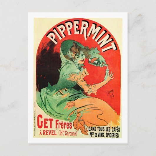 Jules Cheret Briefkaart (Voorkant)