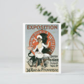 Jules Cheret Briefkaart (Staand voorkant)