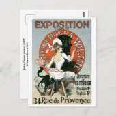 Jules Cheret Briefkaart (Voorkant / Achterkant)