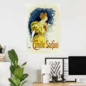 Jules Cheret ~ Camille Stefani Poster (Thuiskantoor)