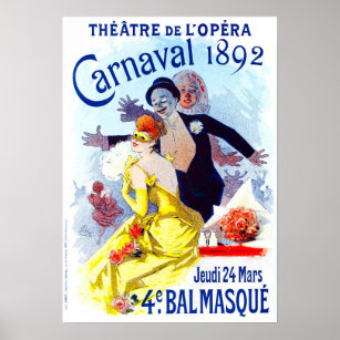 Jules Cheret Carnaval Poster