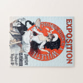 Jules Cheret Expositie Art Nouveau Puzzle Legpuzzel (Horizontaal)