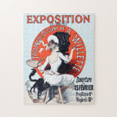 Jules Cheret Expositie Art Nouveau Puzzle Legpuzzel (Verticaal)