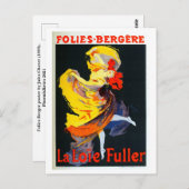 Jules Cheret-Folies Berger Briefkaart (Voorkant / Achterkant)