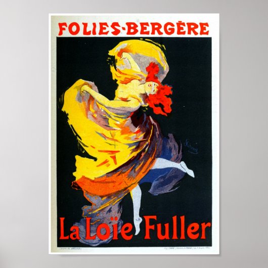 Jules Cheret-Folies Berger Poster (Voorkant)