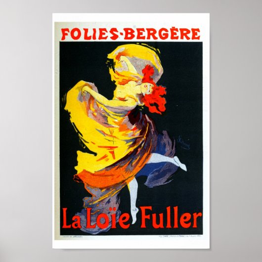 Jules Cheret-Folies Berger Poster (Voorkant)