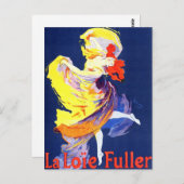 Jules Cheret Folies Bergere Briefkaart (Voorkant / Achterkant)