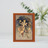 Jules Cheret "La Danse" 1891 Briefkaart (Staand voorkant)