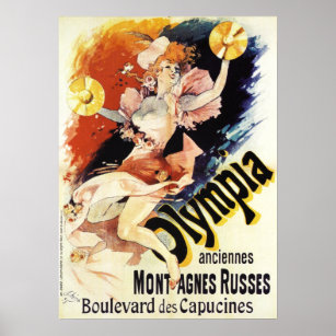 Jules Cheret Olympia Poster