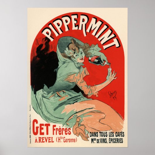 Jules Chéret Pippermint Poster (Voorkant)