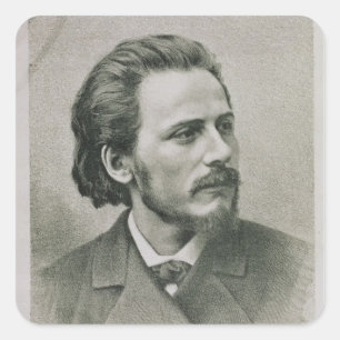 Jules Emile Massenet Vierkante Sticker