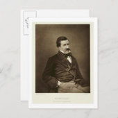 Jules Francois Felix Husson, Champfleury (1821-8) Briefkaart (Voorkant / Achterkant)