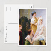 Jules Joseph LeFebvre, La Fiancée Briefkaart (Voorkant / Achterkant)