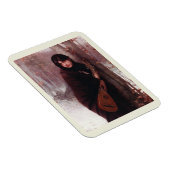 Jules Joseph Lefebvre, meisje met een Mandolin Art Magneet (Rechterzijde)