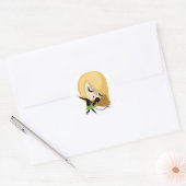 Jules the Singer Ronde Sticker (Envelop)