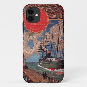 Jules Verne 1898 Case-Mate iPhone Case