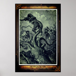 Jules Verne 20000 onder het Zee Poster 2