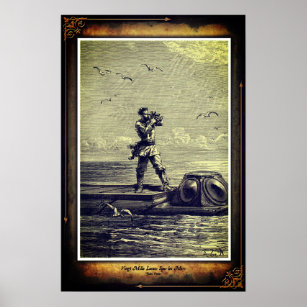 Jules Verne 20000 onder het Zee Poster 4