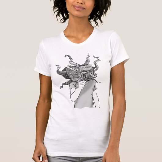 Jules Verne - 20.000 liga onder het zee - Boek T-shirt (Voorkant)