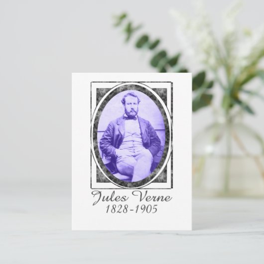 Jules Verne Briefkaart (Staand voorkant)