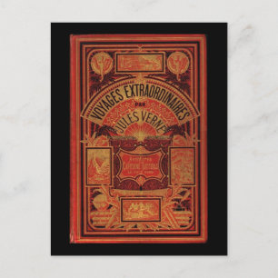 Jules Verne Buitengewoon Hoesje van het Boek van d Briefkaart