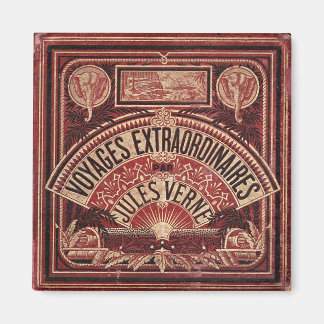 JULES VERNE "EXTRAORDINAIRE REIZEN" (1878) MAGNEET