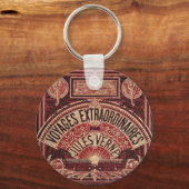 JULES VERNE "EXTRAORDINAIRE REIZEN" (1878) SLEUTELHANGER (Voorkant)