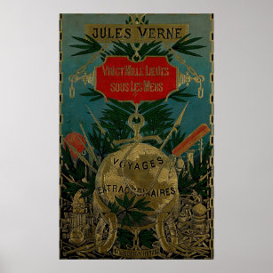 Jules Verne Extraordinary Voyages Poster