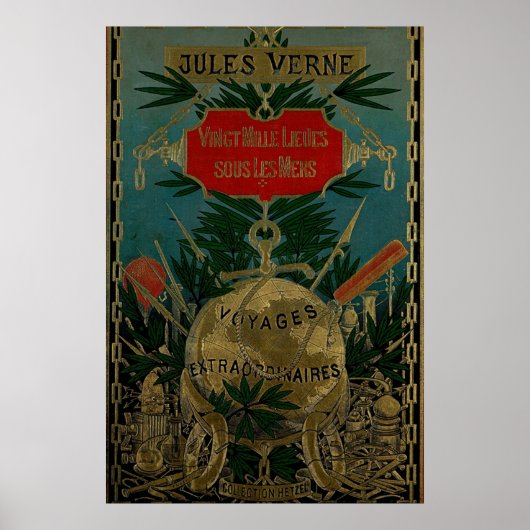 Jules Verne Extraordinary Voyages Poster (Voorkant)
