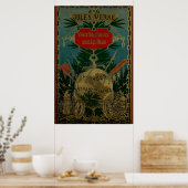 Jules Verne Extraordinary Voyages Poster (Keuken)