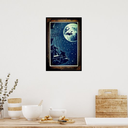 Jules Verne Hector Servadac Poster (Keuken)