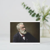 Jules Verne in 1892 Briefkaart (Staand voorkant)