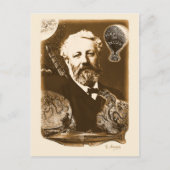 Jules Verne Tribute Briefkaart (Voorkant)