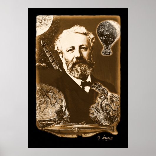 Jules Verne Tribute Poster (Voorkant)