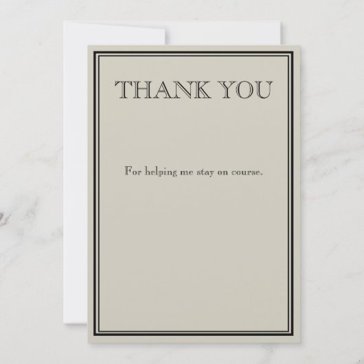 Jules Verne's kapitein Nemo Steering Nautilus Bedankkaart (Achterkant)