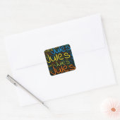 Jules Vierkante Sticker (Envelop)