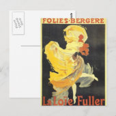 julets Cheret Poster Art Briefkaart (Voorkant / Achterkant)