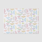 Juli, 16-jarig weefselboek tissuepapier (Voorkant)