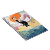 Juli 1919 Helen Dryden Mode Vrouw op het strand Notitieboek (Rechterzijde)