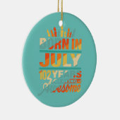 Juli 1920 102 jaar oude 102e verjaardag cadeaus keramisch ornament (Rechts)