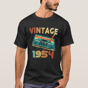 juli 1954 Music Cassette67th Birthday Gift T-shirt