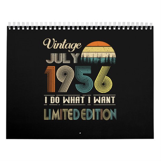  juli 1956 Wat ik wil Limited Edition Kalender (Hoes)