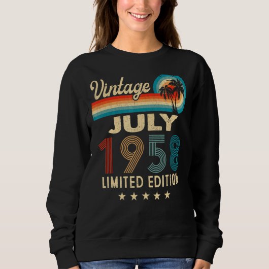 Juli 1958 64e Vintage Trui (Voorkant)