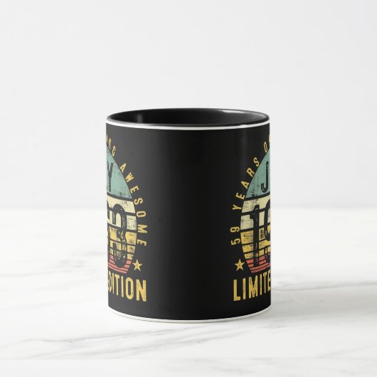 Juli 1963  59e verjaardag 59 Oude geschenken Mok (Midden)